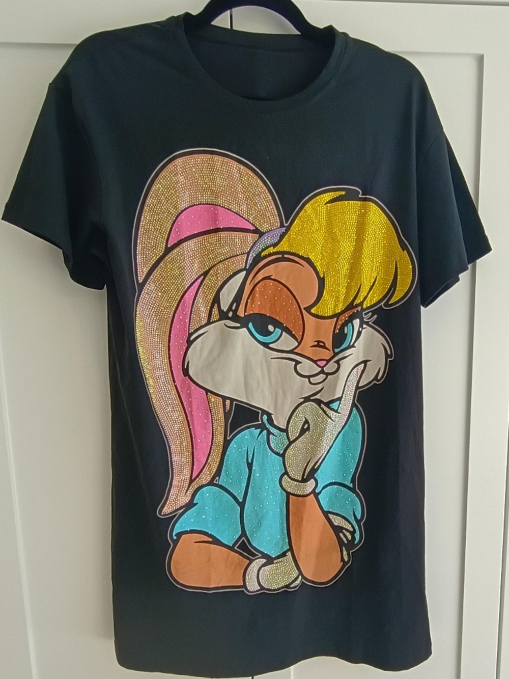 💋  Lola Bunny Covered in rhinestones/crystals NWOT